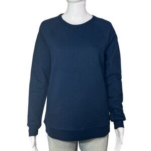 PRE-OWNED - Everlane Navy Crewneck Long Sleeve Sweatshirt Size Small